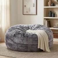 Sealy® Bala Faux Fur Memory Foam Bean Bag Chair