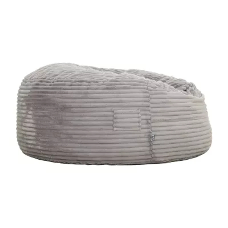 Sealy® Kade Corduroy Memory Foam Bean Bag Chair