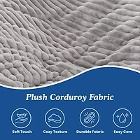 Sealy® Kade Corduroy Memory Foam Bean Bag Chair