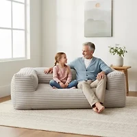 Sealy® Redd Corduroy Memory Foam Bean Bag Sofa-Style Chair