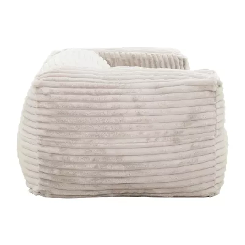 Sealy® Redd Corduroy Memory Foam Bean Bag Sofa-Style Chair