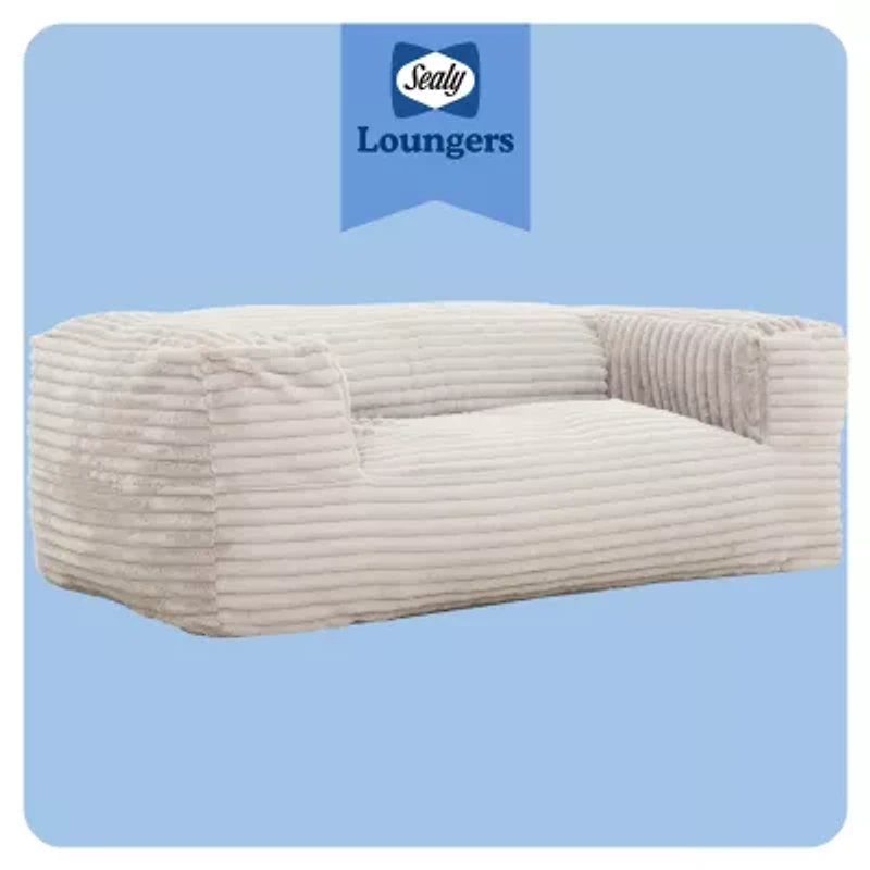 Sealy® Redd Corduroy Memory Foam Bean Bag Sofa-Style Chair