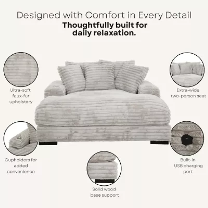 Cuddler Chaise Lounge