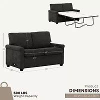 Kensington Roll-Arm Sleeper Sofa