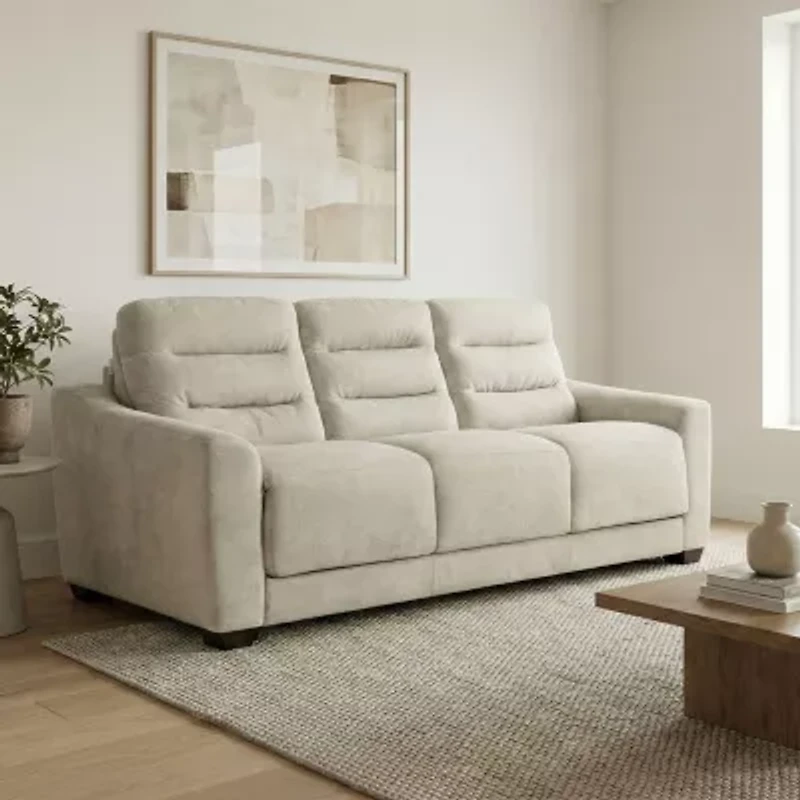 Stearns & Foster® Luca 83" Queen Sleeper Sofa with 8" Pocket Coil Mattress