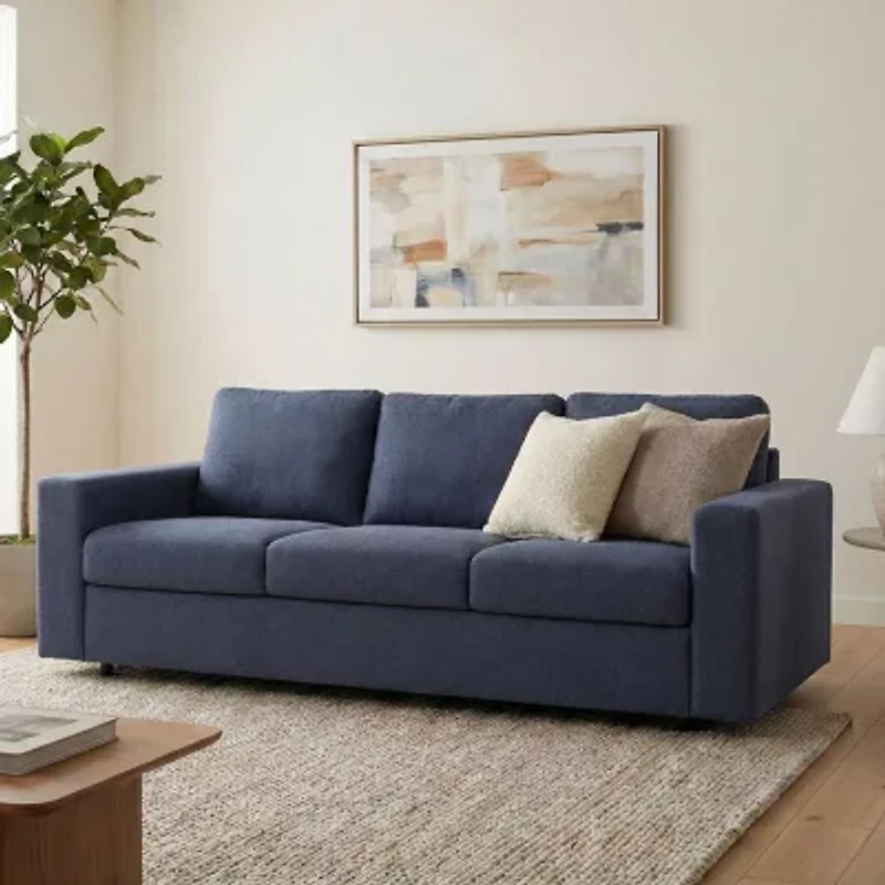 Stearns & Foster® Paolo 82" Queen Sleeper Sofa with Memory Foam Mattress