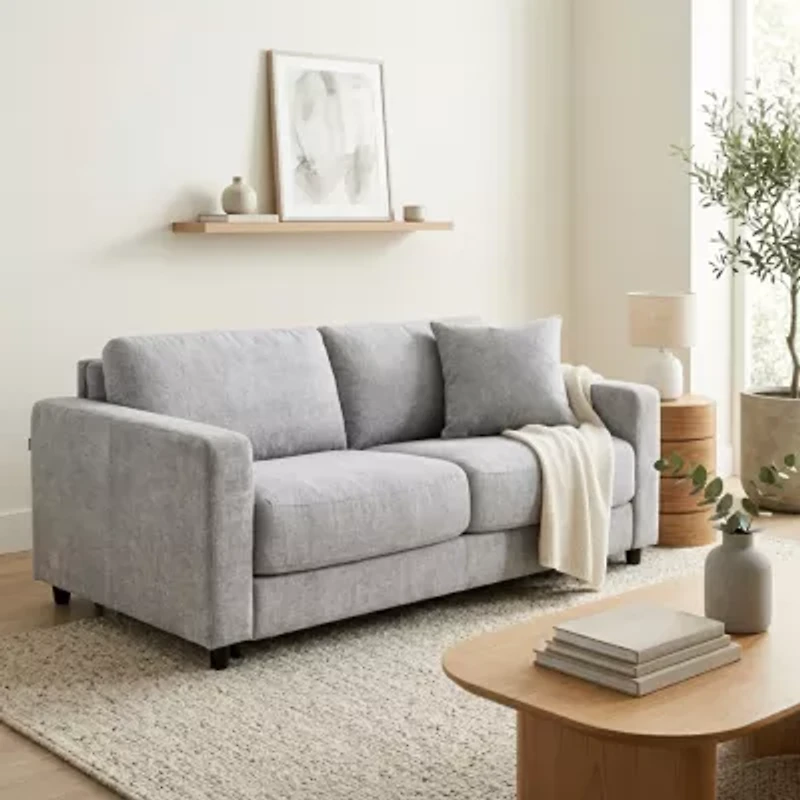 Stearns & Foster Atillio 80" Queen Sleeper Sofa with Memory Foam