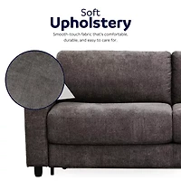 Stearns & Foster Atillio 80" Queen Sleeper Sofa with Memory Foam