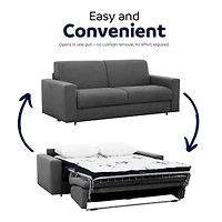 Stearns & Foster® Giotto 78" Full Sleeper Sofa with Memory Foam Mattress