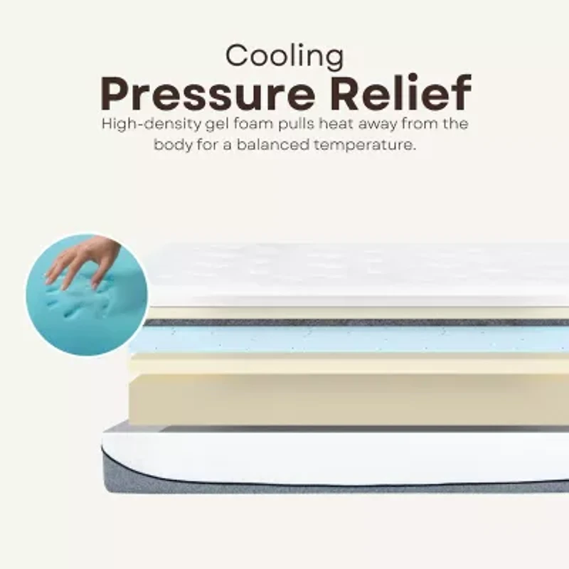 Primo Divine Ultra 13" Medium Gel Memory Foam Tight Top - Mattress a Box