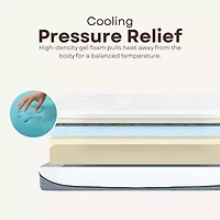 Primo Divine Ultra 13" Medium Gel Memory Foam Tight Top - Mattress a Box