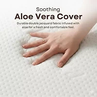 Primo Divine Super 10" Medium Gel Memory Foam Tight Top - Mattress a Box