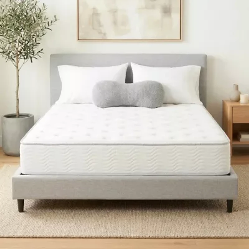 Primo Solar Pocket Coil 9" Medium/Firm Hyrbid Tight Top - Mattress a Box