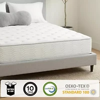 Primo Solar Pocket Coil 9" Medium/Firm Hyrbid Tight Top - Mattress a Box