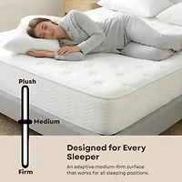 Primo Solar Pocket Coil 9" Medium/Firm Hyrbid Tight Top - Mattress a Box