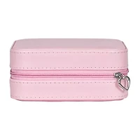 Mele and Co Josette Mirrored Pink Jewelry Travel Case