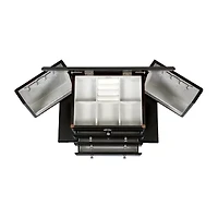 Mele and Co Ellington Mahogany-Finish Jewelry Box