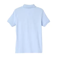 French Toast Toddler Girls Short Sleeve Regular Fit Polo Shirt