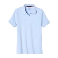 French Toast Toddler Girls Short Sleeve Regular Fit Polo Shirt