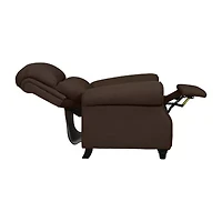 ProLounger Anna Traditional Roll-Arm Push Back Recliner Linen with Nailheads