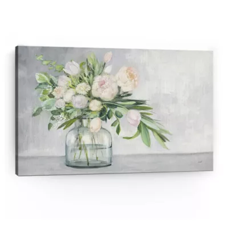Lumaprints Blushing Spring Bouquet Giclee Canvas Art