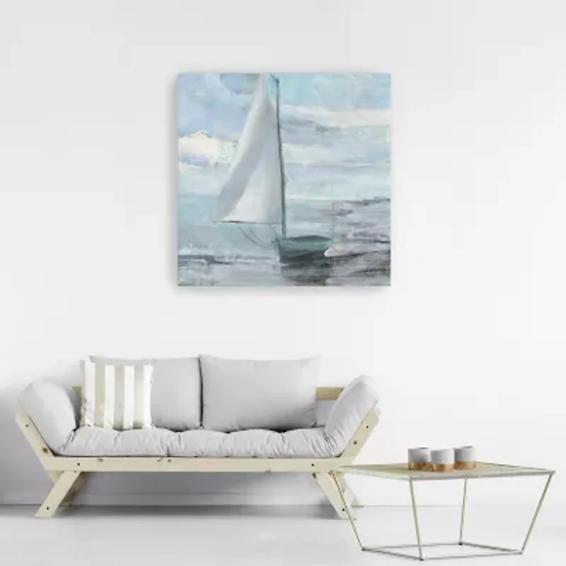 Lumaprints Silver Sail Giclee Canvas Art