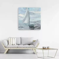 Lumaprints Silver Sail Giclee Canvas Art