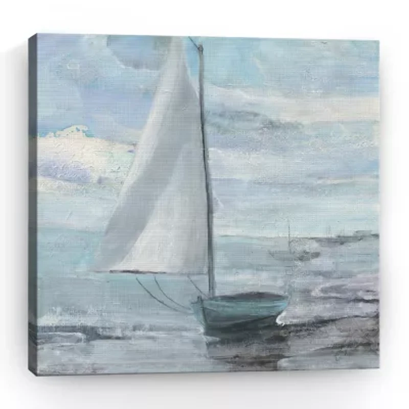 Lumaprints Silver Sail Giclee Canvas Art