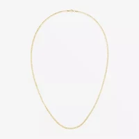 Made in Italy Mens 14K Gold 24 Inch Curb Chain Necklace