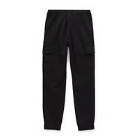 Thereabouts Pull-On Jogger Little & Big Kid Boys Adjustable Waist Cuffed Cargo Pant
