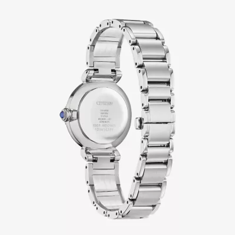 Citizen Dress/Classic Womens Diamond Accent Silver Tone Stainless Steel Bracelet Watch Em1060-52n