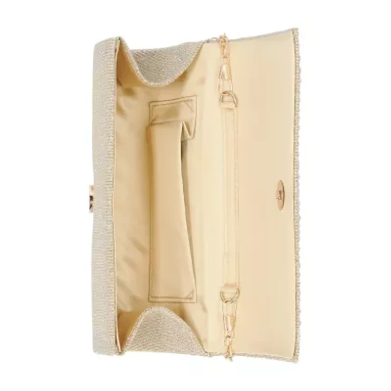 Gunne Sax by Jessica McClintock Chloe Scattered Stones Clutch Evening Bag