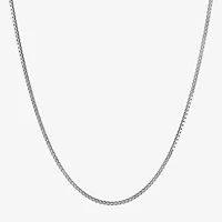 Made Italy Sterling Silver 2mm Large Box Chain