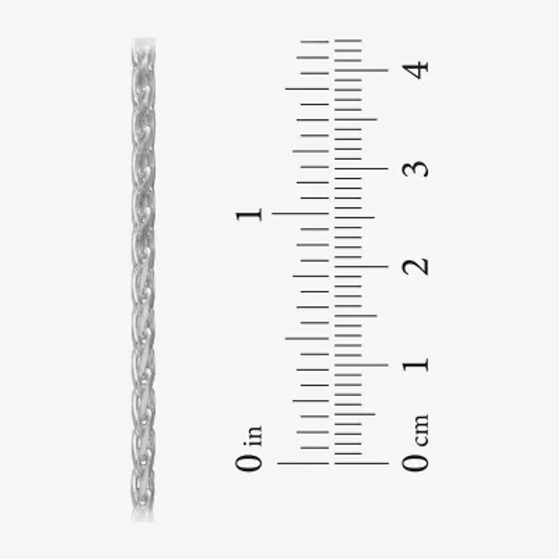 Made in Italy Sterling Silver Spiga Chain Bracelet