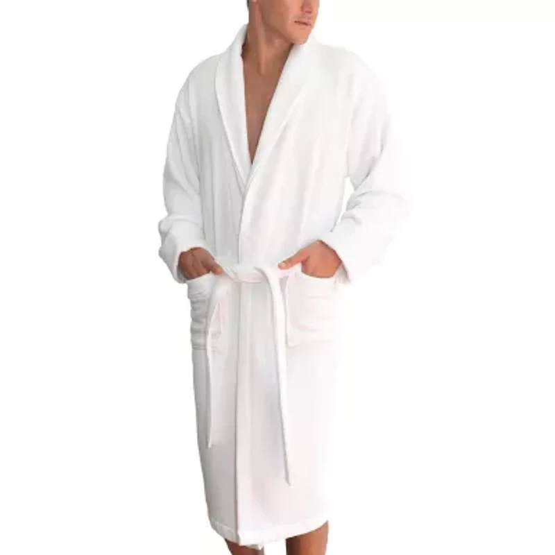 Linum Home Textiles Womens Terry Cloth Long Sleeve Length Robe