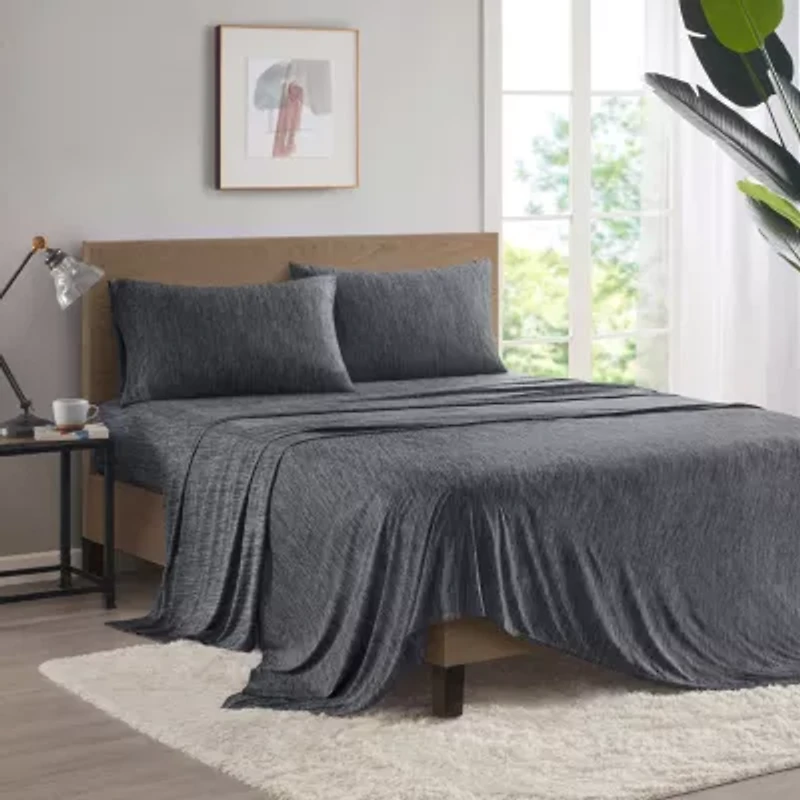 Intelligent Design Comfort Cool Knit Wrinkle Resistant Sheet Set