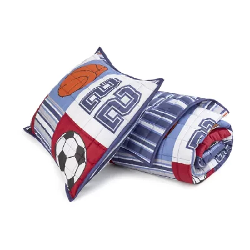 Under the Stars Kids Skyler Sports Quilt Set