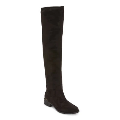 Worthington Womens Palmetto Flat Heel Over the Knee Boots