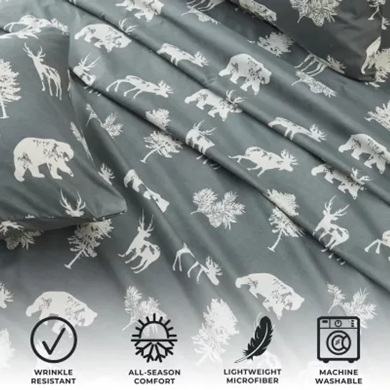 Linery Rustic Lodge Sheet Set