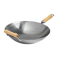 Joyce Chen Carbon Steel Round Bottom 14" Wok