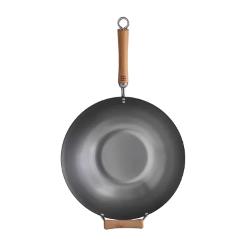 Joyce Chen Carbon Steel 14" Wok with Birch Handle