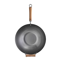 Joyce Chen Carbon Steel 14" Wok with Birch Handle