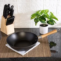 Joyce Chen Cast Iron 14" Stir Fry Pan