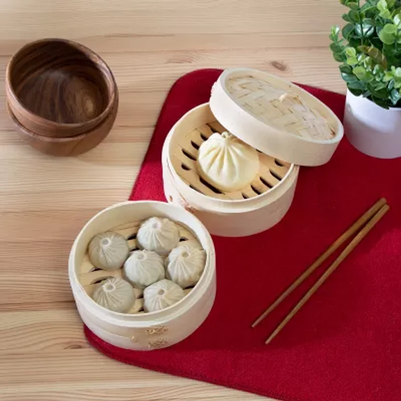 Joyce Chen 2 Tier 6" Bamboo Steamer