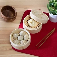 Joyce Chen 2 Tier 6" Bamboo Steamer