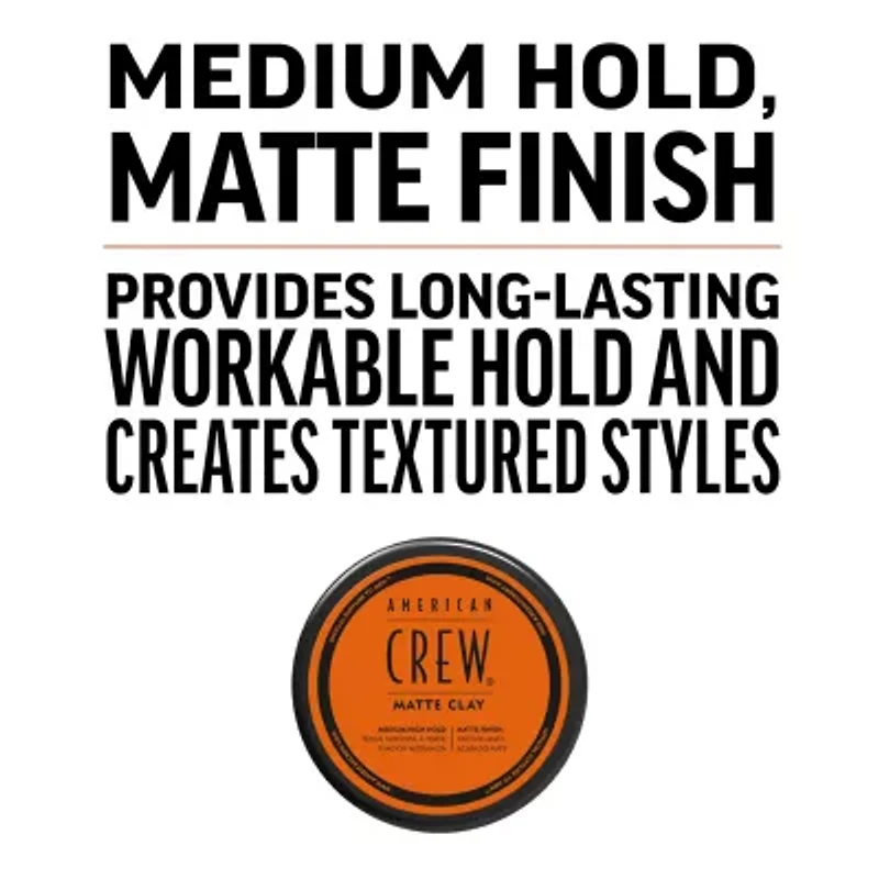 American Crew Matte Clay - 3 Oz