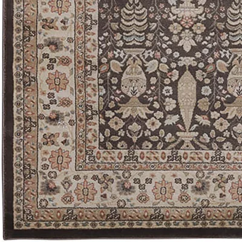 Garda Grace Traditional Oriental Indoor Rectangular Area Rug