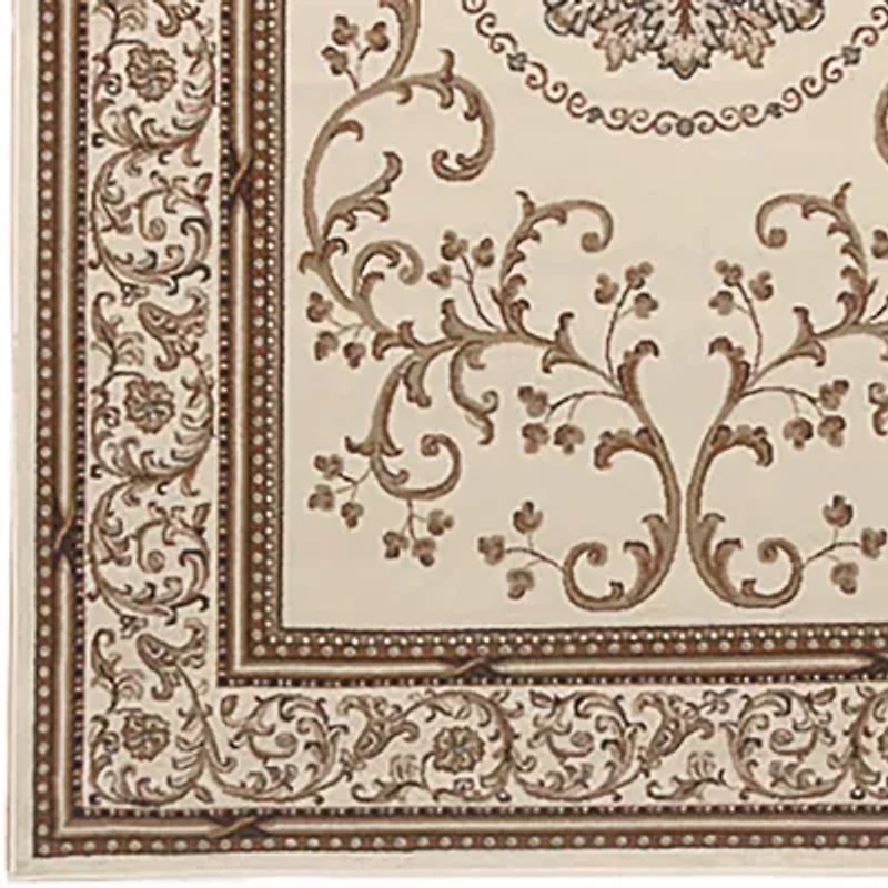 Radici Noble Medallion Rectangular Accent Rug