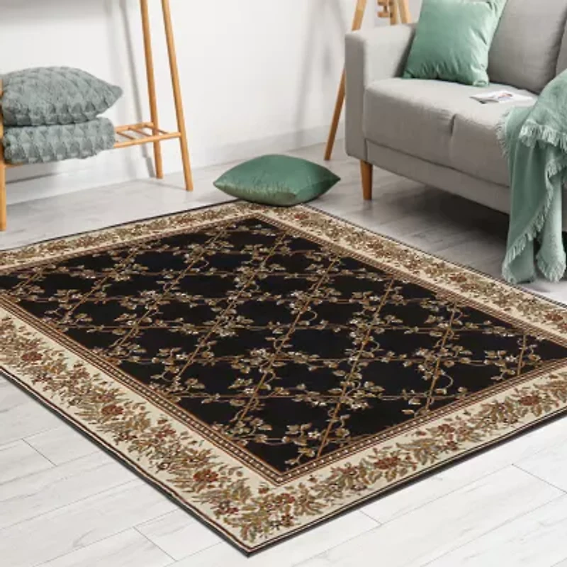 Radici Noble Scroll Traditional Oriental Area Rug