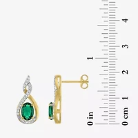 Gemstone 14K Gold Over Silver 2-pc. Oval Jewelry Set